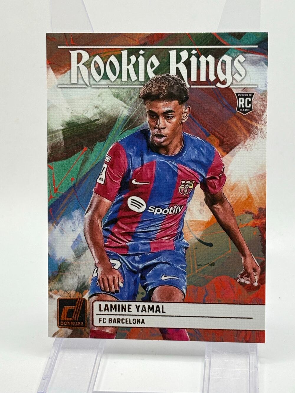 2023-24 Panini Donruss Lamine Yamal Rookie Kings FC Barcelona RC